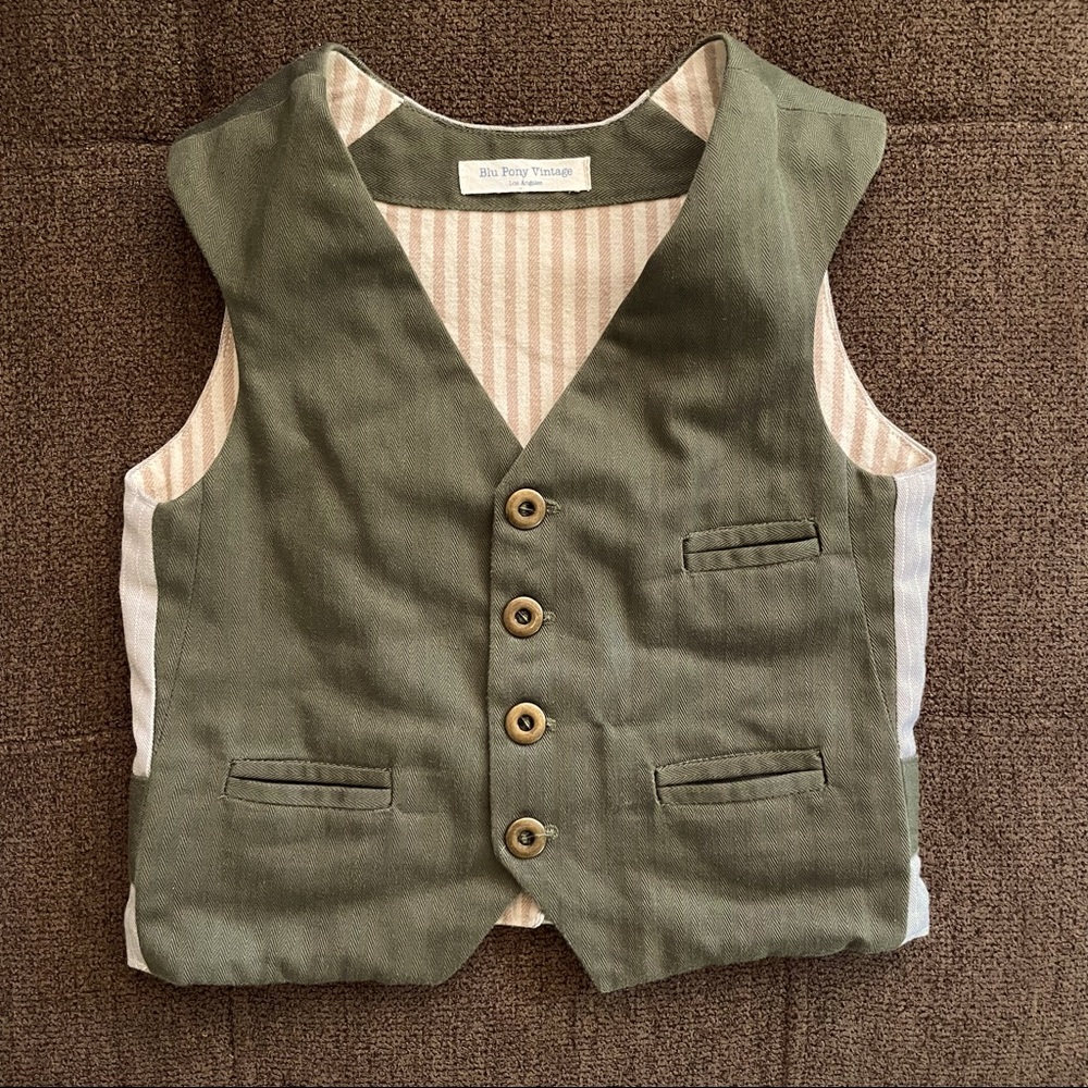 Blu Pony Vintage Vest